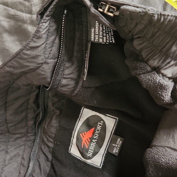 Sierra Sport woman's black insulated ski snow pants size large pull-on - Picture 10 of 13